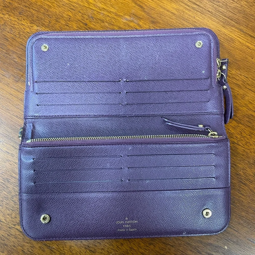 Louis Vuitton Long Wallet Monogram Insolite Violet Purple